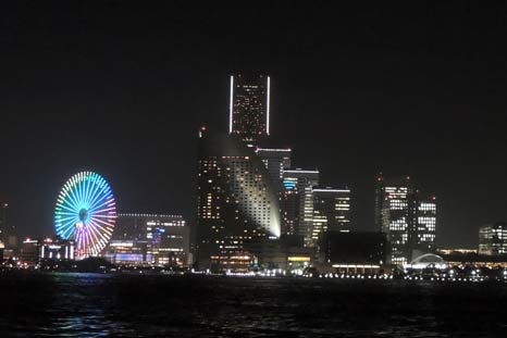 横浜港の夜景